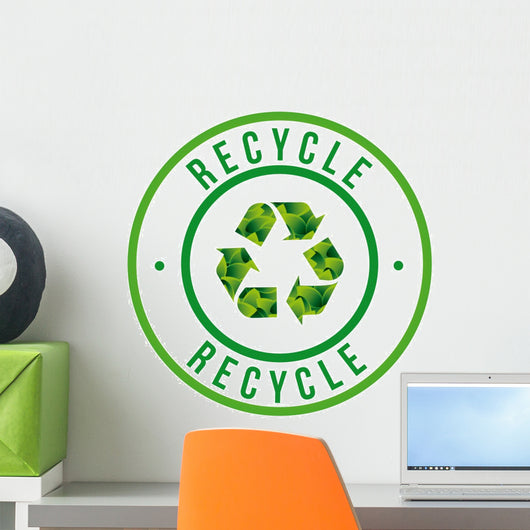 recycle icon Wall Decal