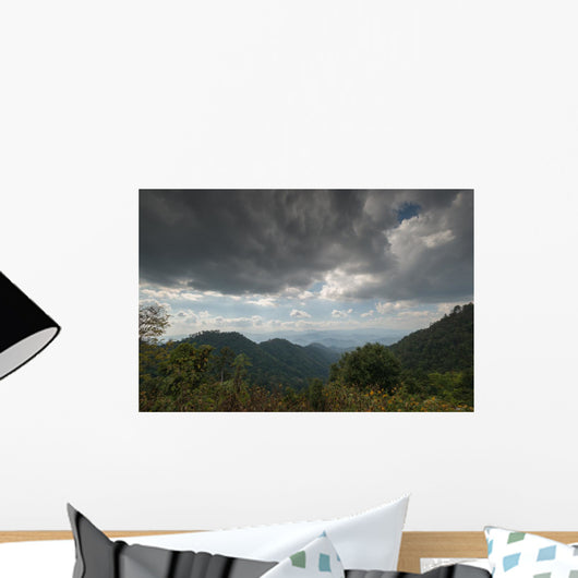 Tropical Mountain Mist Thailand Wall Decal