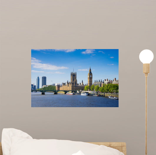 The Palace Of Westminster Big Ben At Night, London, England, Uk Wall Decal 2