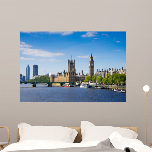 The Palace of Westminster Big Ben at night, London, England, UK Wall Decal