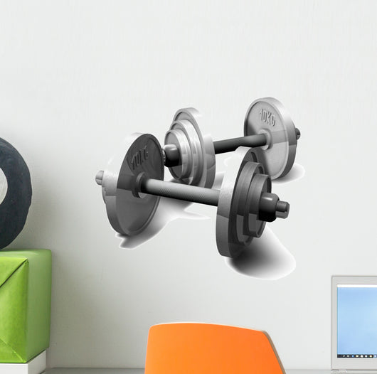 Dumbbell-2 Wall Decal