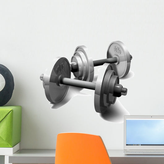 Dumbbell-2 Wall Decal