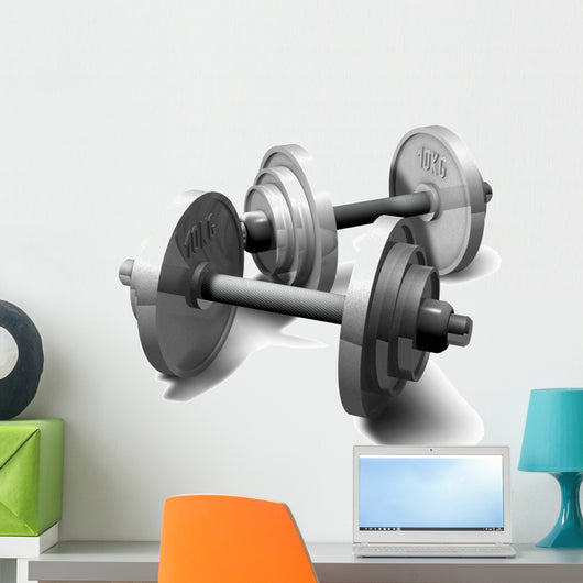 Dumbbell-2 Wall Decal