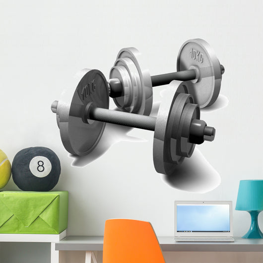 Dumbbell-2 Wall Decal