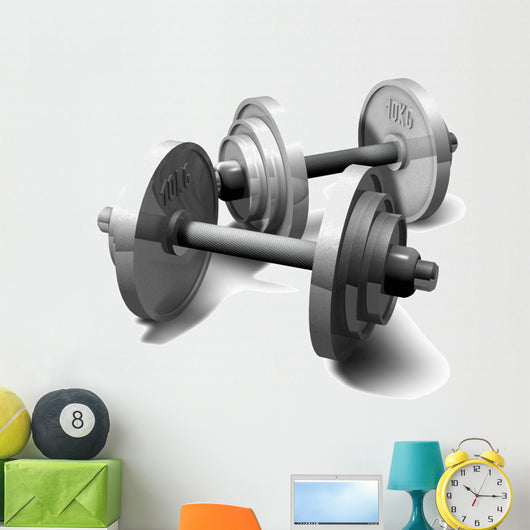 Dumbbell-2 Wall Decal
