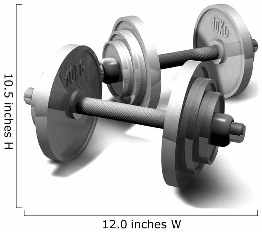 Dumbbell-2 Wall Decal
