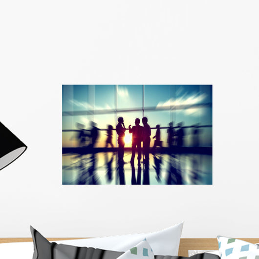 Business People Meeting Seminar Conference Partnership Collabora Wall Decal