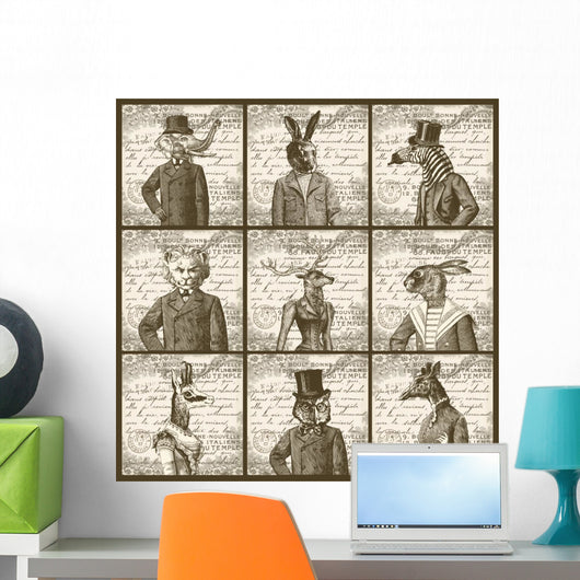 Animals Portrait Wall Decal