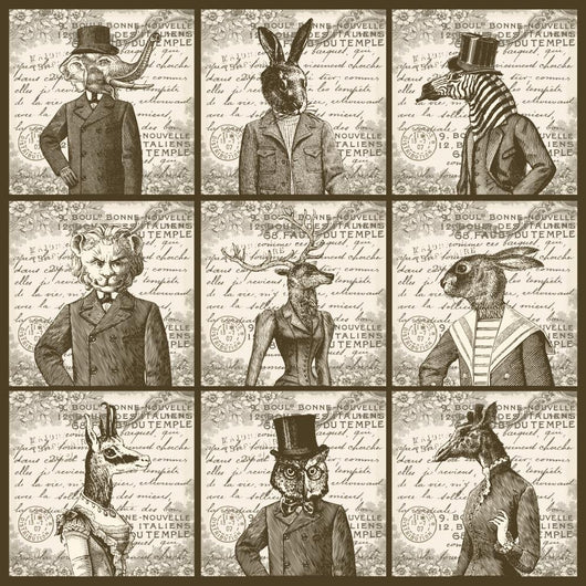 Animals Portrait Wall Decal