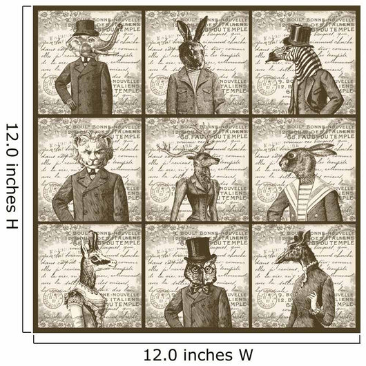 Animals Portrait Wall Decal