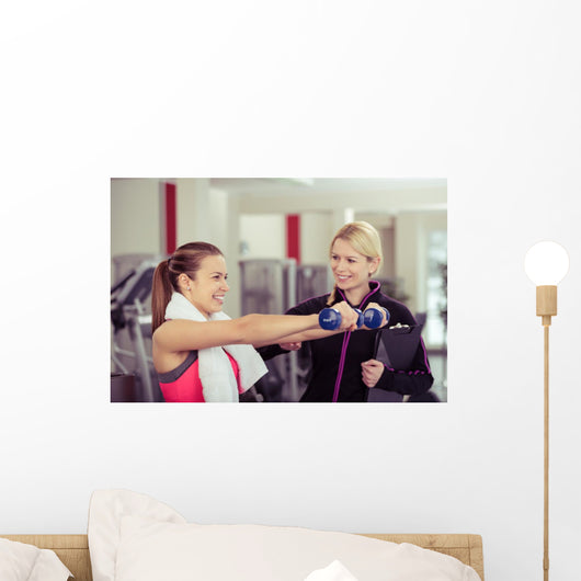 Trainerin Berat Eine Kundin Wall Decal