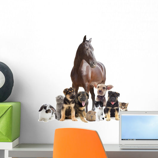 Group Pets Wall Decal