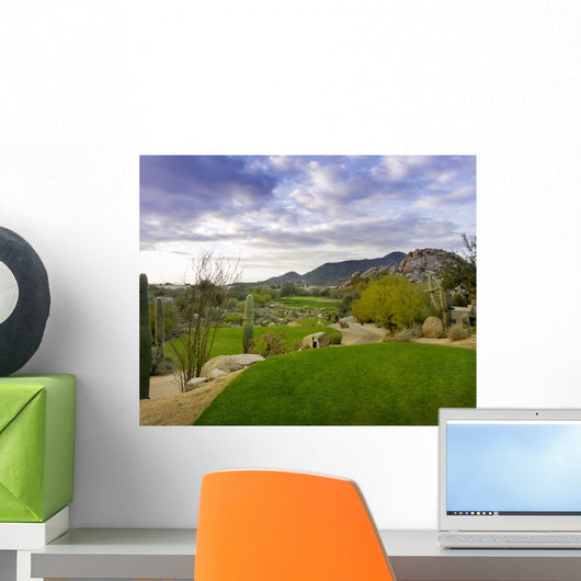 Desert golf course Scottsdale,Az,USA Wall Decal