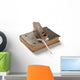 Old Book and Fountain Wall Decal