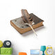 Old Book and Fountain Wall Decal