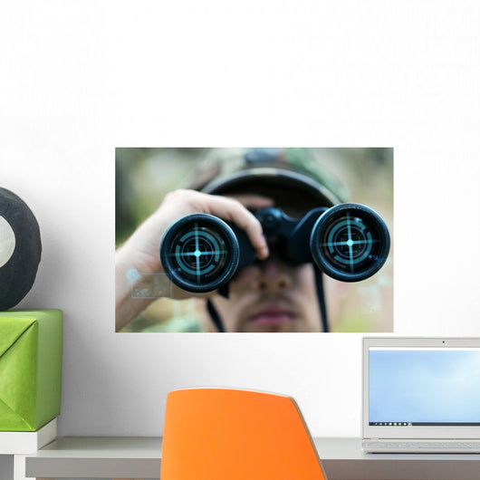 Up Soldier or Hunter Wall Decal