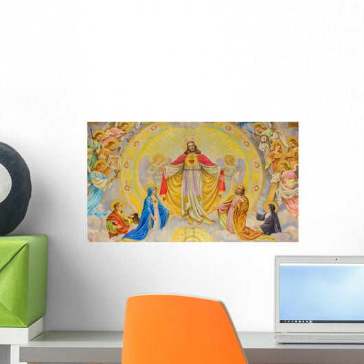 Vienna Detail Fresco Heart Wall Decal