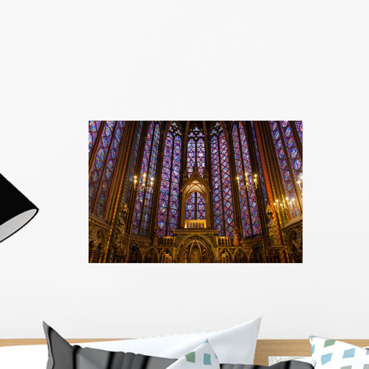 Interiors Sainte-chapelle Holy Chapel Wall Decal