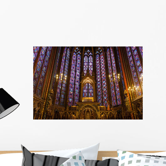 Interiors Sainte-chapelle Holy Chapel Wall Decal