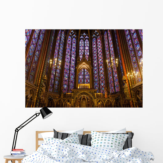Interiors Sainte-chapelle Holy Chapel Wall Decal