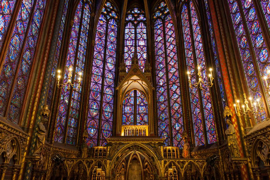 Interiors Sainte-chapelle Holy Chapel Wall Decal