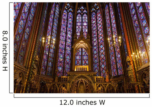 Interiors Sainte-chapelle Holy Chapel Wall Decal