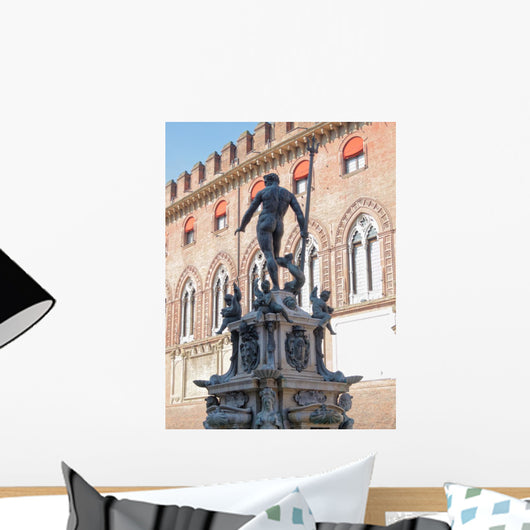 Fountain Neptune Bologna Italy Wall Decal