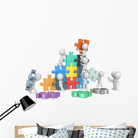Team the Dude X 9 Wall Decal
