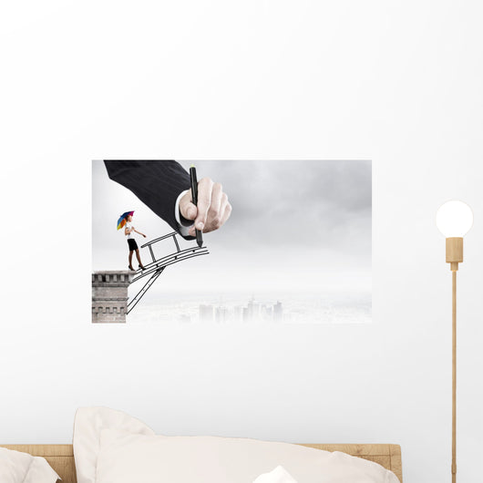 Abstract I'm Not Afraid Woman Wall Decal