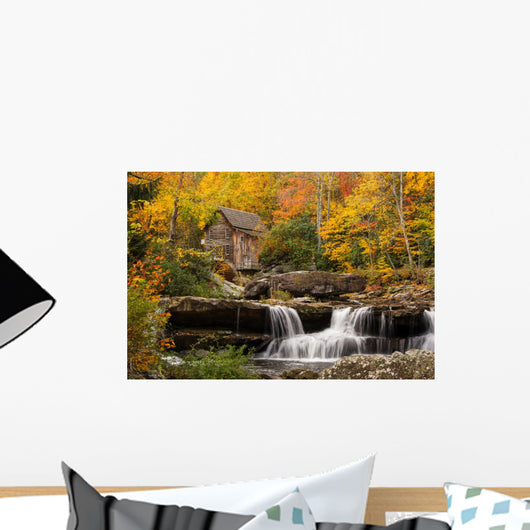 Glade Creek Grist Mill Wall Decal