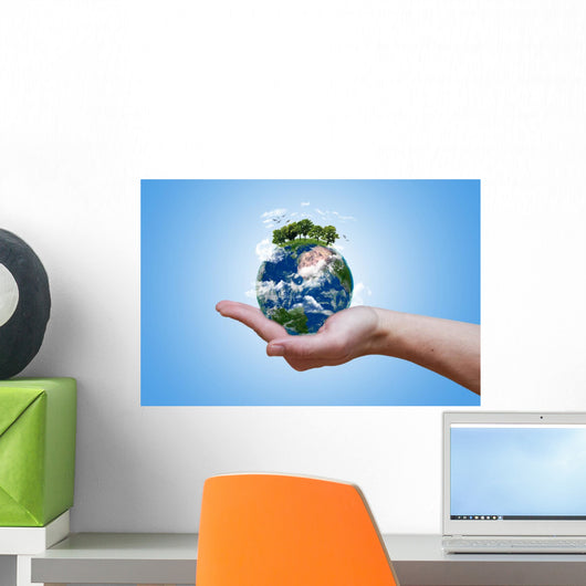 Eco green earth Wall Decal