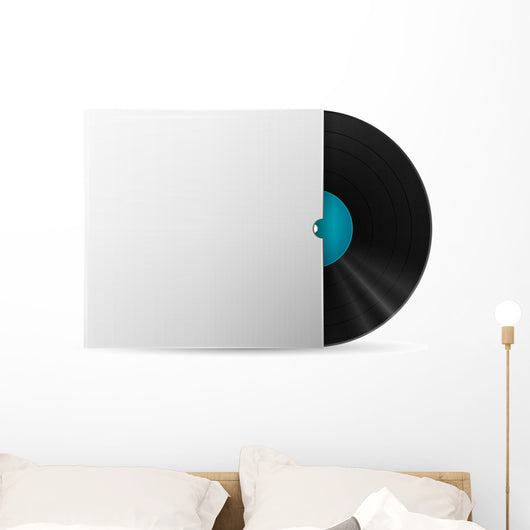 vinyl record in a paper case Wall Decal