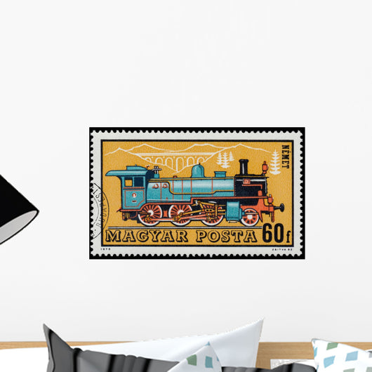 Stamp Printed Hungary Shows Wall Decal