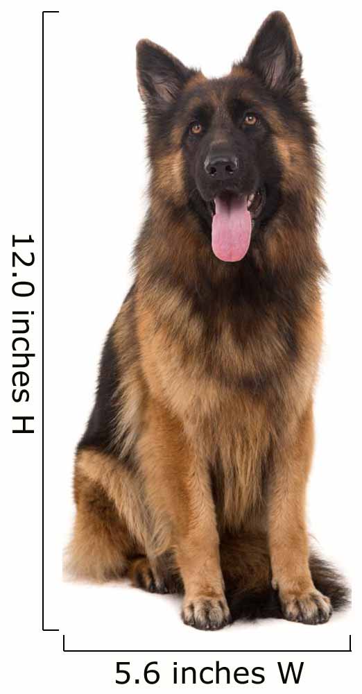 Sitting German Shepherd Dog Wall Decal