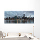 Dramatic sky over Manhattan and East River. Wall Decal