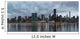Dramatic sky over Manhattan and East River. Wall Decal