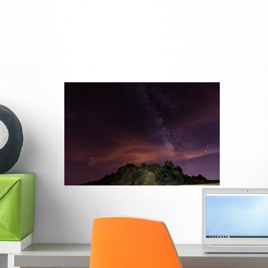 Sternenhimmel über Teneriffa, Teide Nationalpark Wall Decal