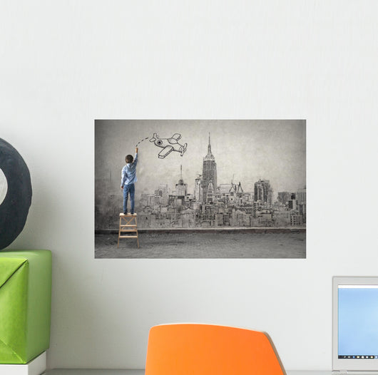 Flying away Wall Decal