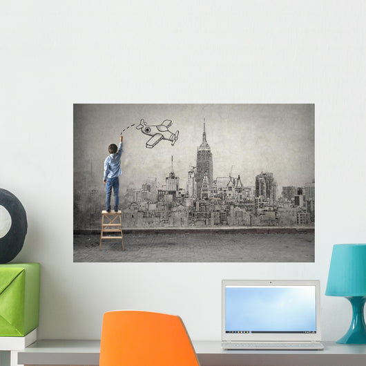 Flying away Wall Decal