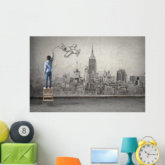 Flying away Wall Decal