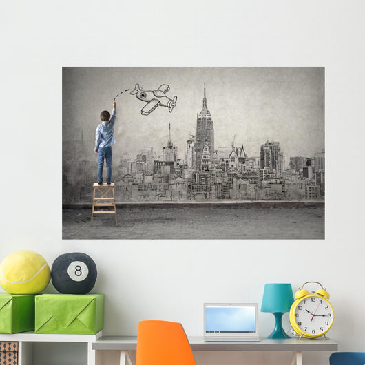 Flying away Wall Decal