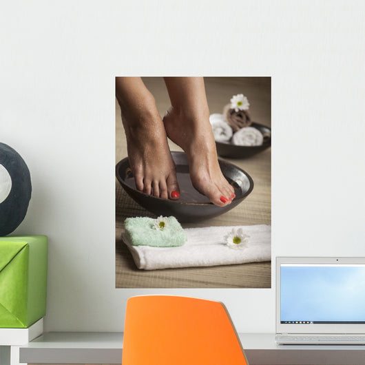 Foot Spa Background Wall Decal