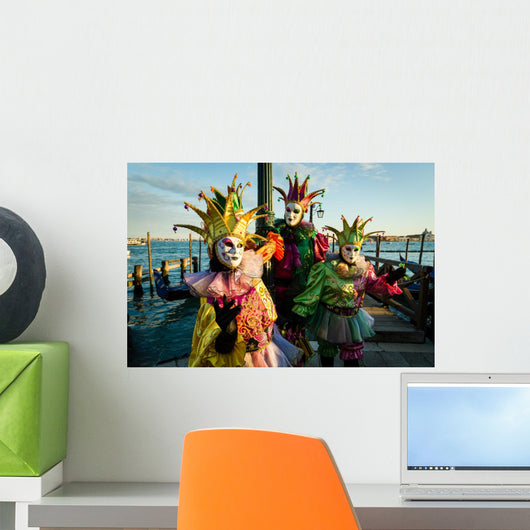 Maschera carnevale di Venezia Wall Decal