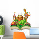 Dragon and Book Wall Decal