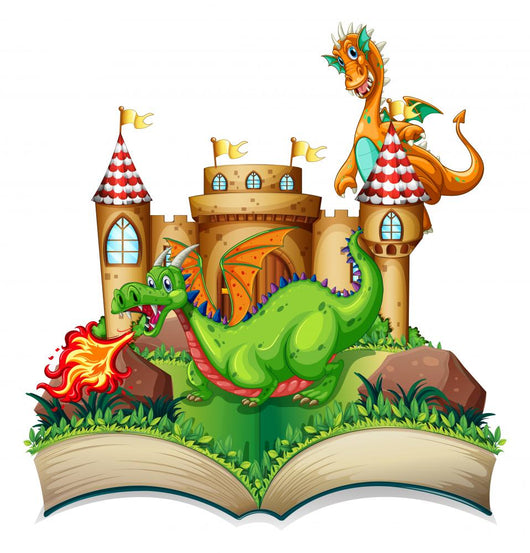 Dragon and Book