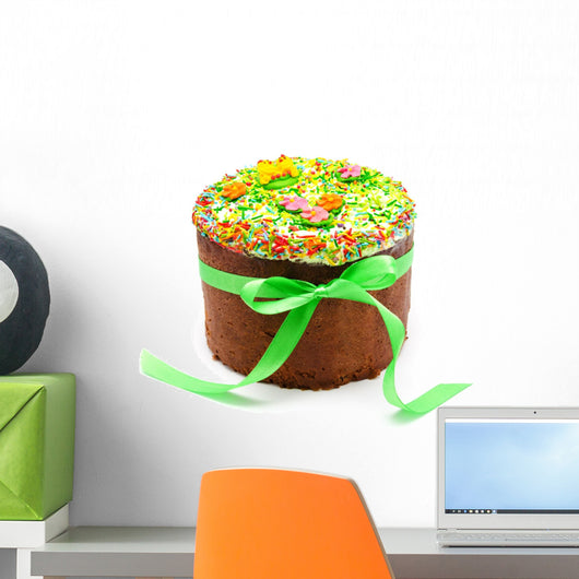 Traditional Decorated Easter Cake Wall Decal