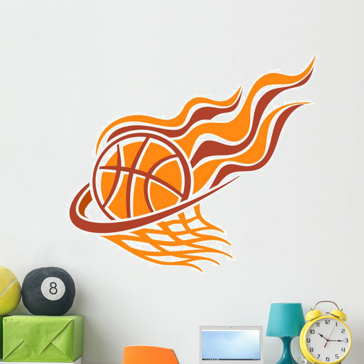The image of a basketball ball Wall Decal