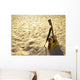 Sunny Beach Acoustic Guitar Wall Decal