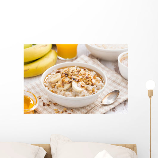 Oatmeal with Banana Honey Wall Decal