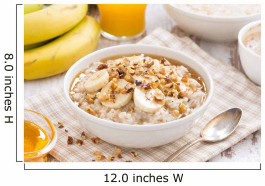 Oatmeal with Banana Honey Wall Decal